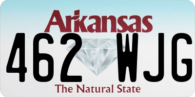 AR license plate 462WJG