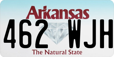 AR license plate 462WJH