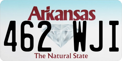 AR license plate 462WJI