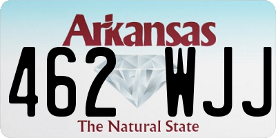 AR license plate 462WJJ