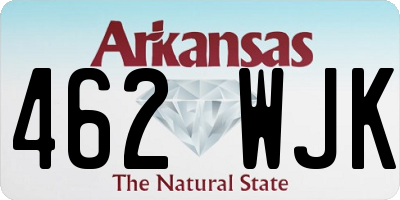 AR license plate 462WJK