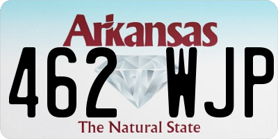 AR license plate 462WJP