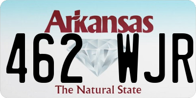 AR license plate 462WJR