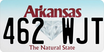 AR license plate 462WJT