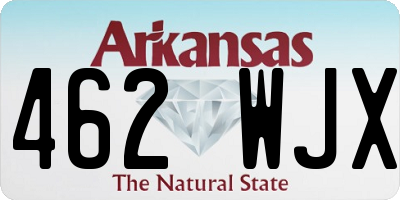 AR license plate 462WJX