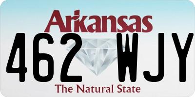 AR license plate 462WJY