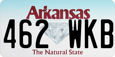 AR license plate 462WKB