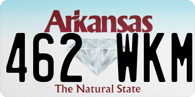 AR license plate 462WKM
