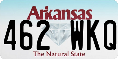 AR license plate 462WKQ