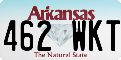 AR license plate 462WKT