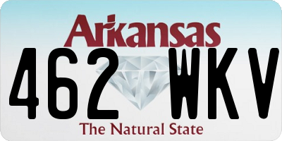 AR license plate 462WKV