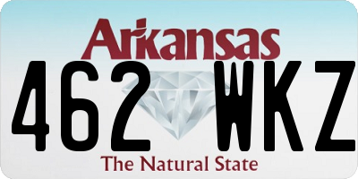 AR license plate 462WKZ