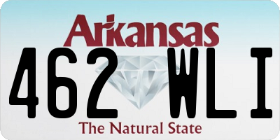 AR license plate 462WLI