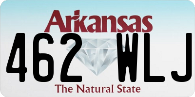AR license plate 462WLJ