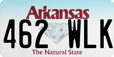 AR license plate 462WLK