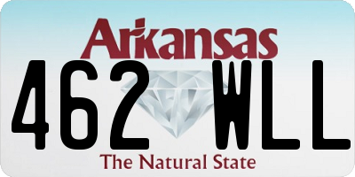 AR license plate 462WLL