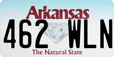 AR license plate 462WLN