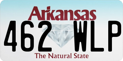AR license plate 462WLP