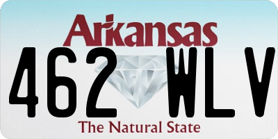AR license plate 462WLV