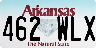 AR license plate 462WLX