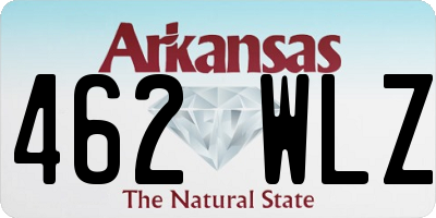 AR license plate 462WLZ