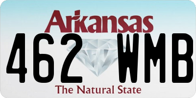 AR license plate 462WMB