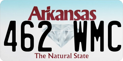 AR license plate 462WMC