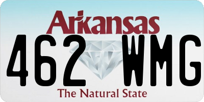 AR license plate 462WMG