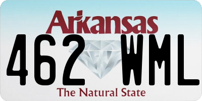 AR license plate 462WML
