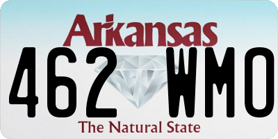 AR license plate 462WMO