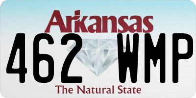 AR license plate 462WMP