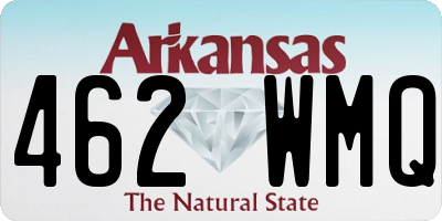 AR license plate 462WMQ