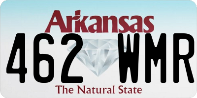 AR license plate 462WMR