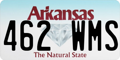 AR license plate 462WMS