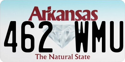 AR license plate 462WMU