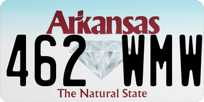 AR license plate 462WMW