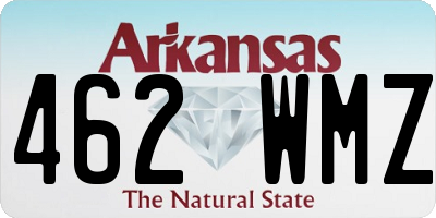 AR license plate 462WMZ