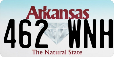 AR license plate 462WNH