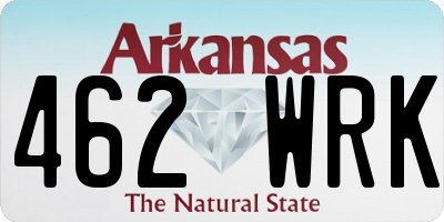AR license plate 462WRK