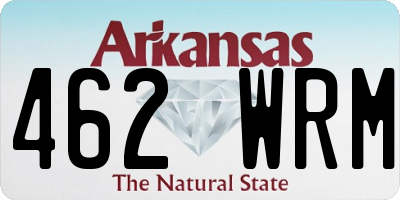 AR license plate 462WRM