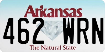 AR license plate 462WRN
