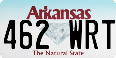 AR license plate 462WRT