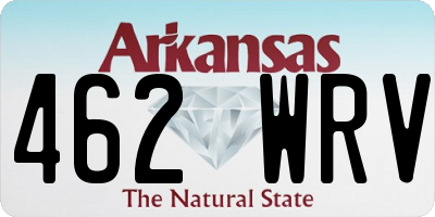 AR license plate 462WRV