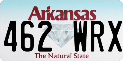 AR license plate 462WRX