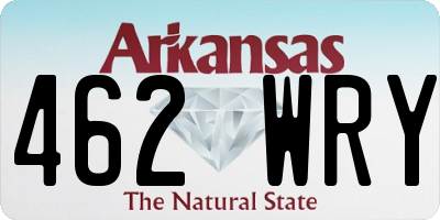 AR license plate 462WRY