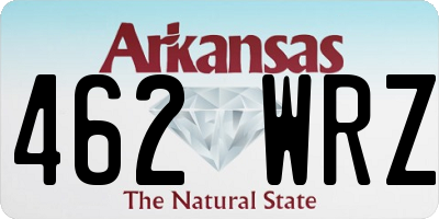 AR license plate 462WRZ