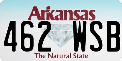AR license plate 462WSB