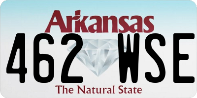 AR license plate 462WSE