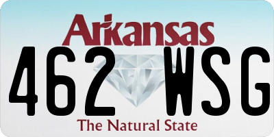 AR license plate 462WSG