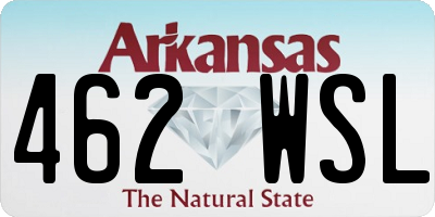 AR license plate 462WSL